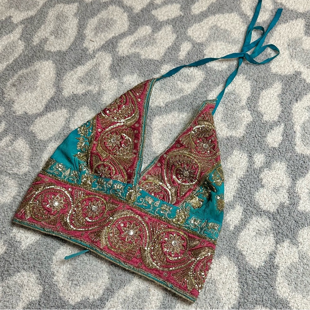 Vntg Fabric Handmade Halter ♡ Namaslay Collective